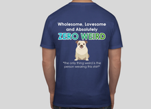 Load image into Gallery viewer, Dark Blue Zero Weird T-shirt