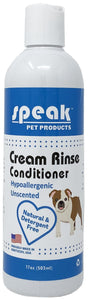 Hypoallergenic Unscented Cream Rinse Conditioner