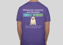 Load image into Gallery viewer, Purple Zero Weird V-neck T-shirt